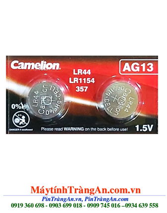 Pin AG13 LR44 A76; Pin cúc áo 1.5v Alkaline Camelion AG13-LR44-A76